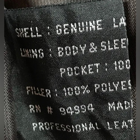 J. Park By Couture Collection Men's Soft Lambskin Leather SOFT Jacket Black XL - Picture 8 of 10